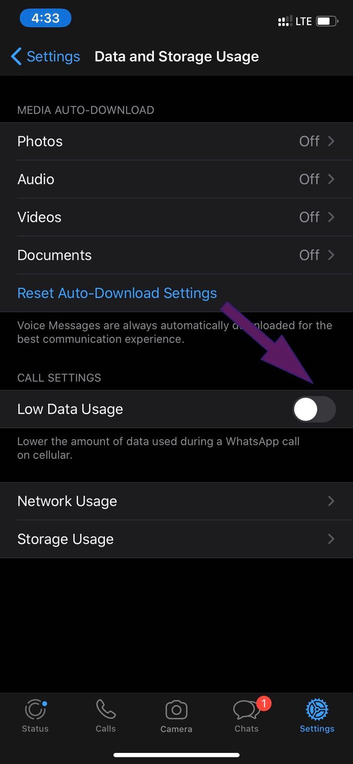 Aplicación para iPhone con bajo consumo de datos