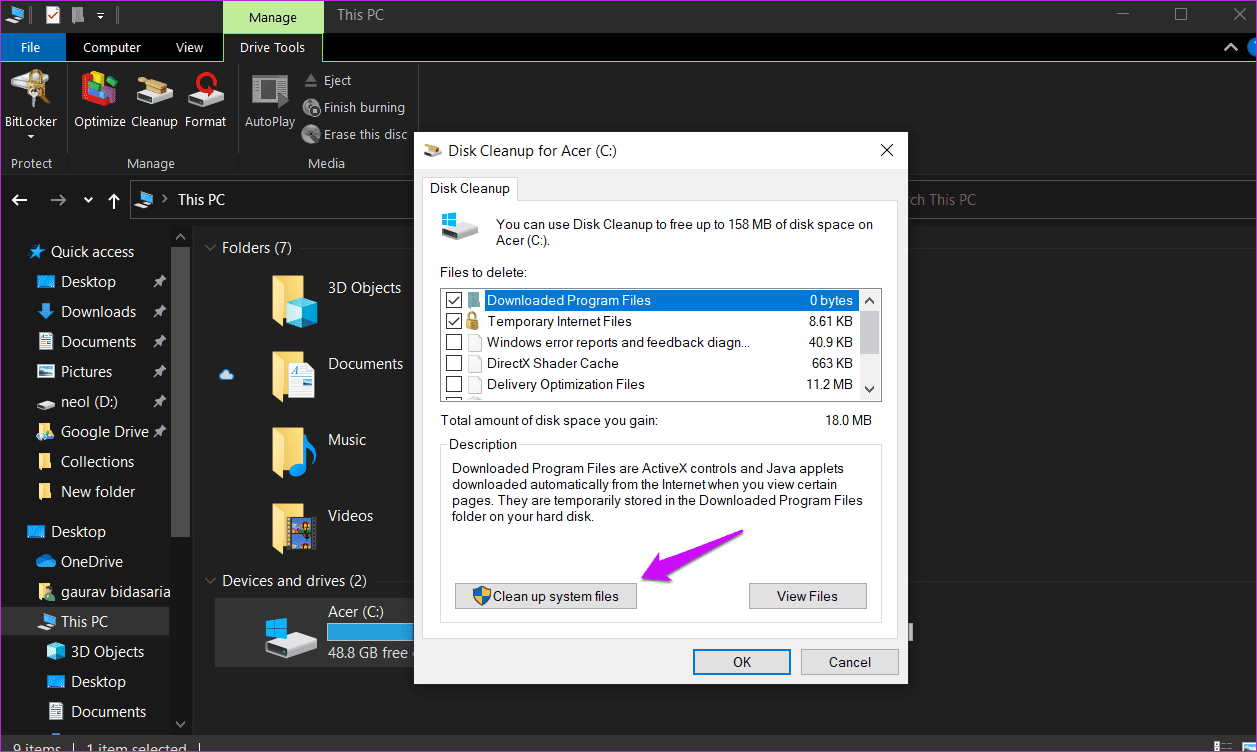 Arreglar el icono que no aparece en la barra de tareas en Windows 10 14