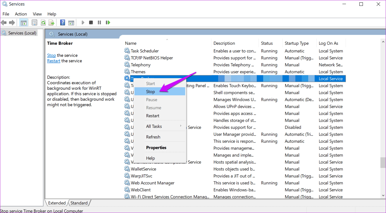 Arreglar el icono que no aparece en la barra de tareas en Windows 10 8