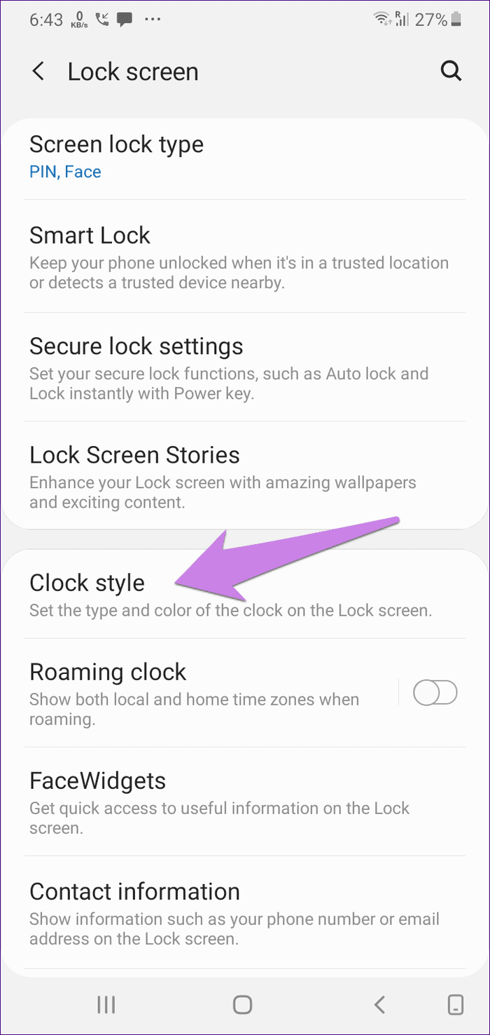 Personalización de la pantalla de bloqueo de Android 19