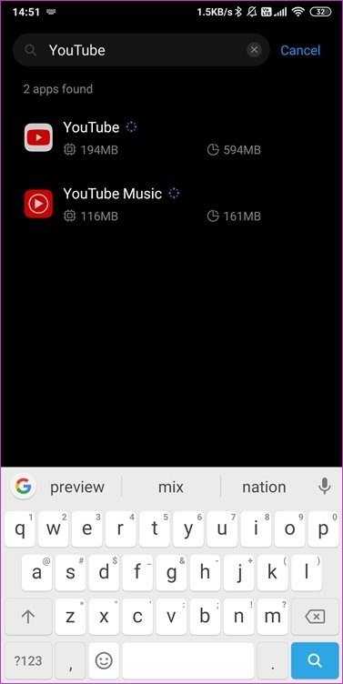 Solucionar el error 17 de la lista de reproducción de música de YouTube sin descargar