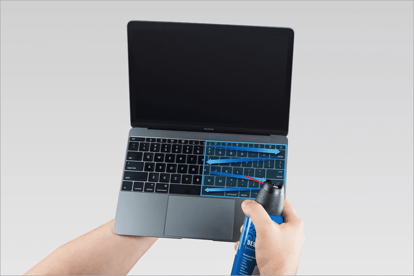 limpiar teclado mac