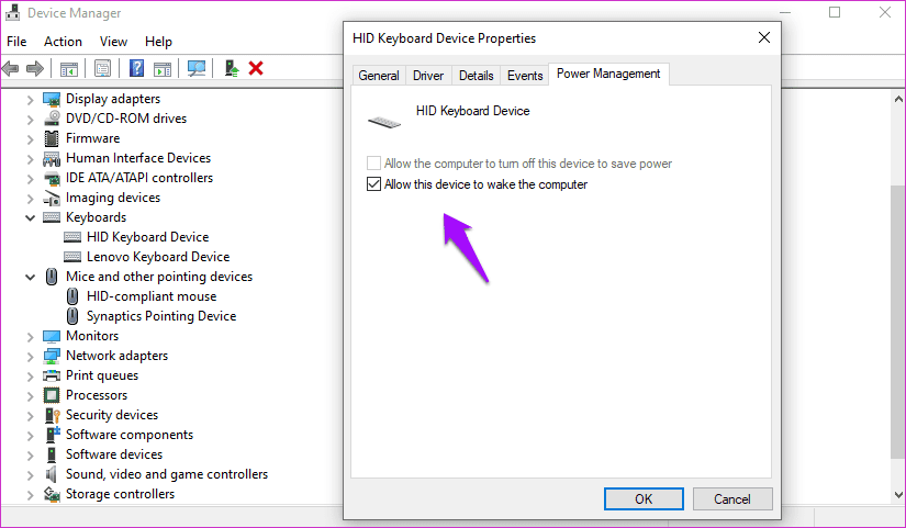 Arreglar Windows 10 no se activará desde el modo de suspensión Error 3