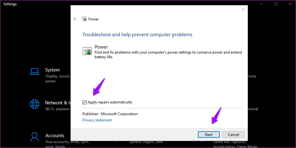 Arreglar el error de modo de suspensión de Windows 10 14 no se activará