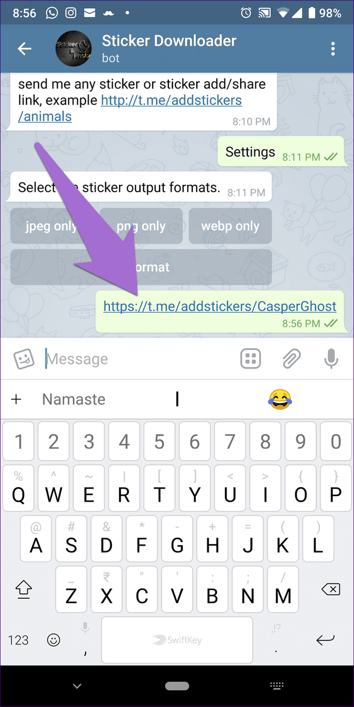 Pegatinas de telegramas de Whatsapp 11
