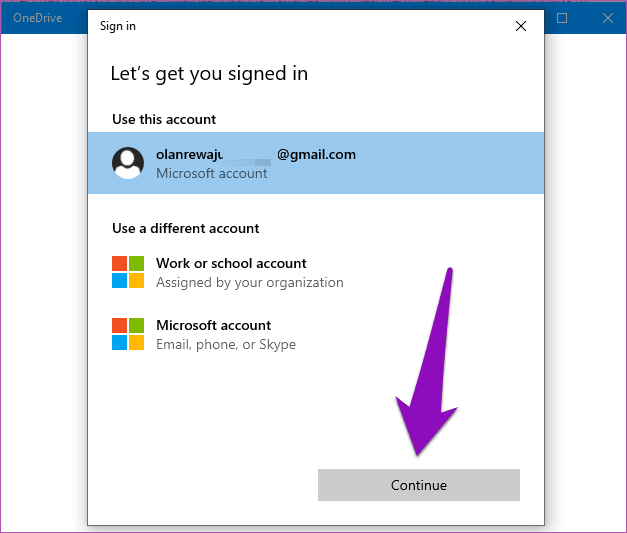 Agregar varias cuentas de One Drive Windows 10 03
