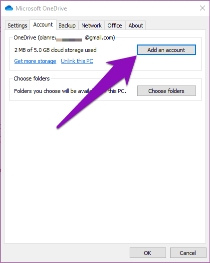 Agregar varias cuentas de One Drive Windows 10 08