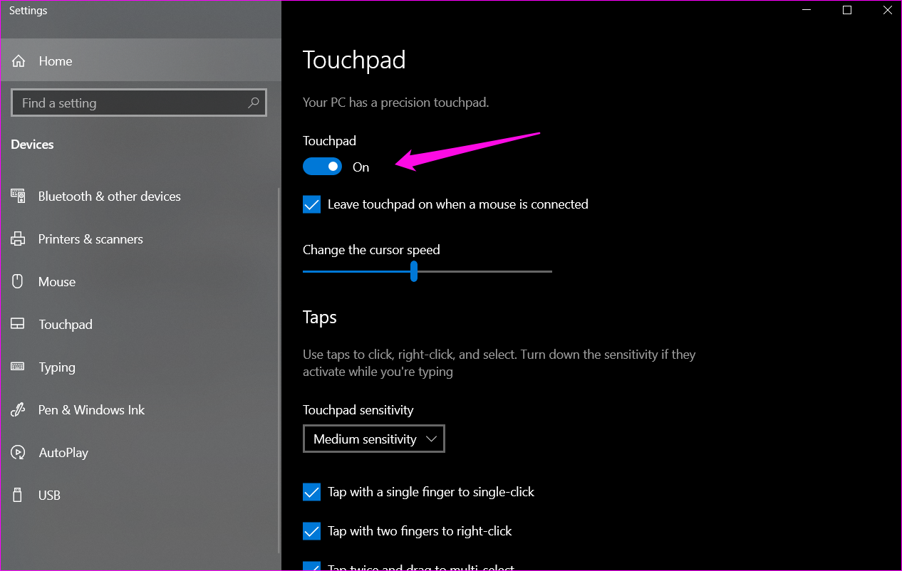 Arreglar el cursor del mouse moviéndose solo en Windows 10 2