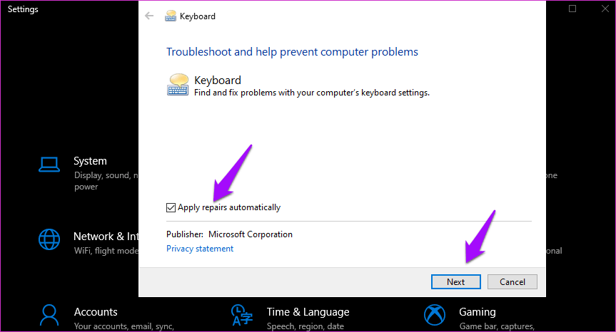 Arreglar StickyKeys que no funciona en Windows 10 9
