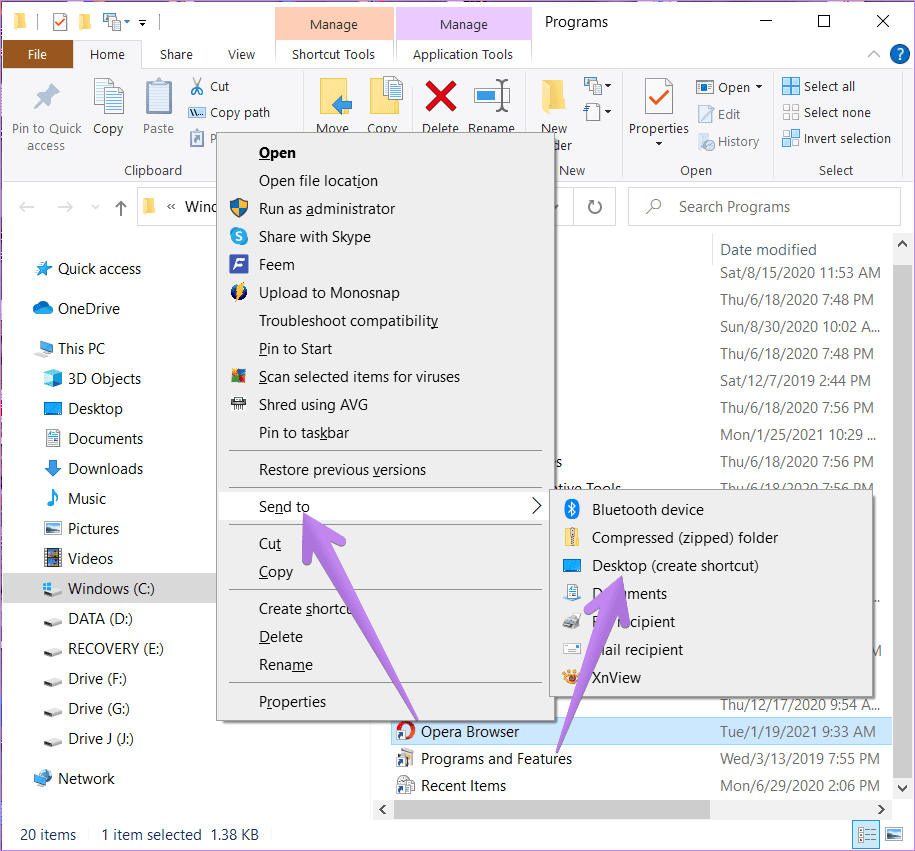 Windows 10 ocultar o mostrar iconos del escritorio 10