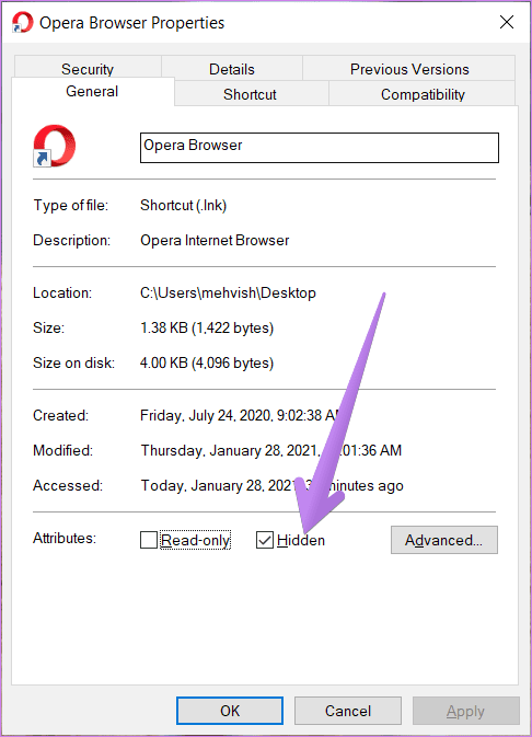 Windows 10 ocultar o mostrar iconos del escritorio 8