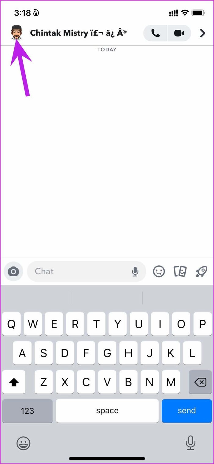Abrir información de contacto, qué sucede cuando bloqueas a alguien en Snapchat