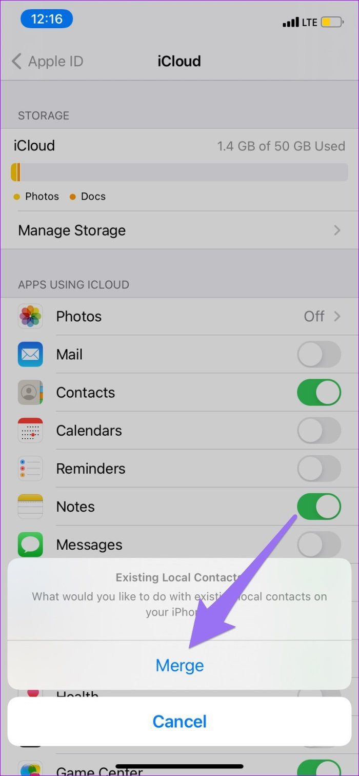 Arreglar los contactos que no aparecen en el iPhone 13