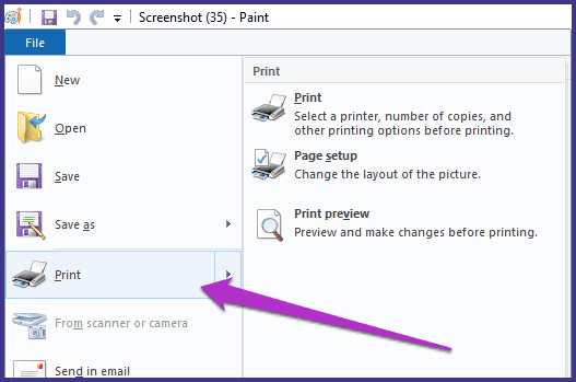 Guardar captura de pantalla en PDF Windows Microsoft Paint
