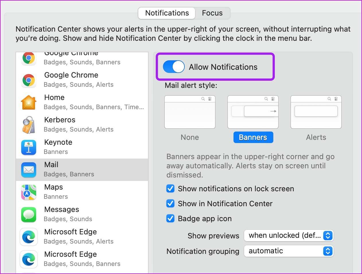 habilitar notificaciones por correo electrónico las notificaciones por correo electrónico no funcionan en mac