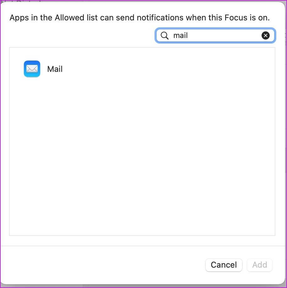 Seleccione las notificaciones de la aplicación de correo electrónico que no funcionan en mac