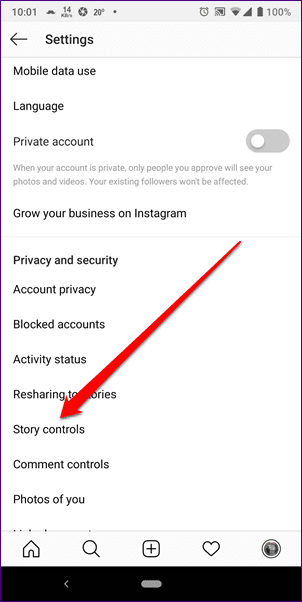 Configuración de privacidad de Instagram 18