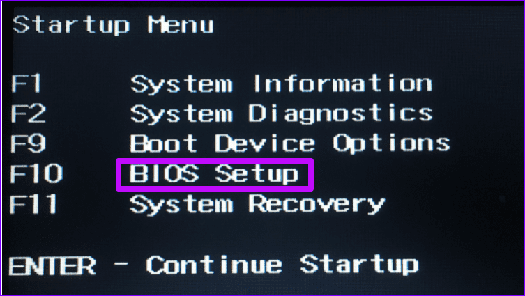 Configuración del BIOS de arranque