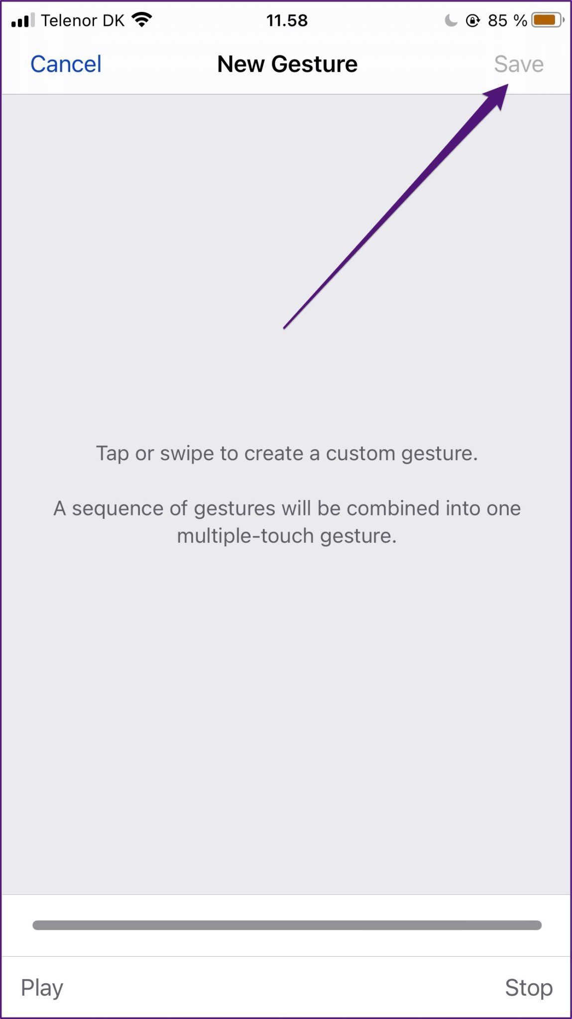 iPhone crea un nuevo gesto
