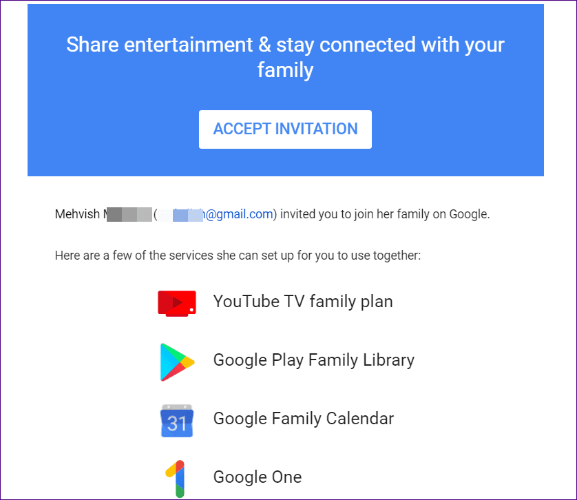 Guía para compartir en familia de Google 3