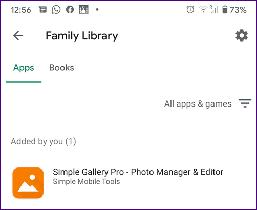 Guía para compartir en familia de Google 9