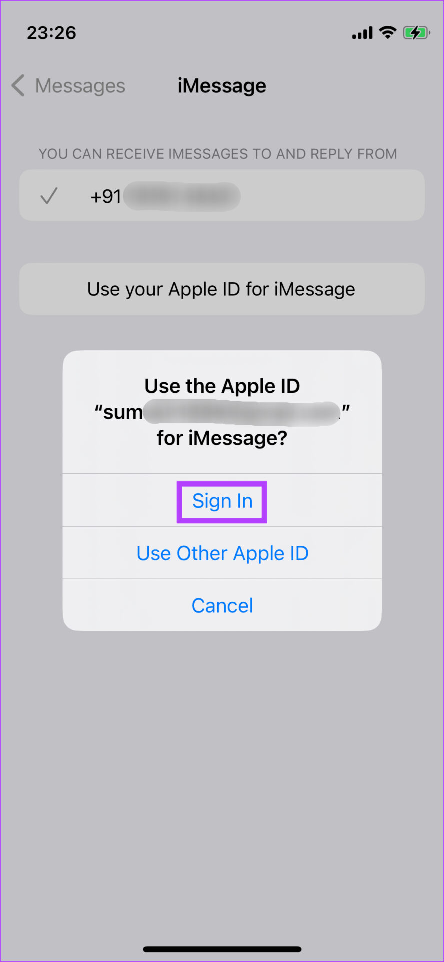 Iniciar sesión en ID de Apple