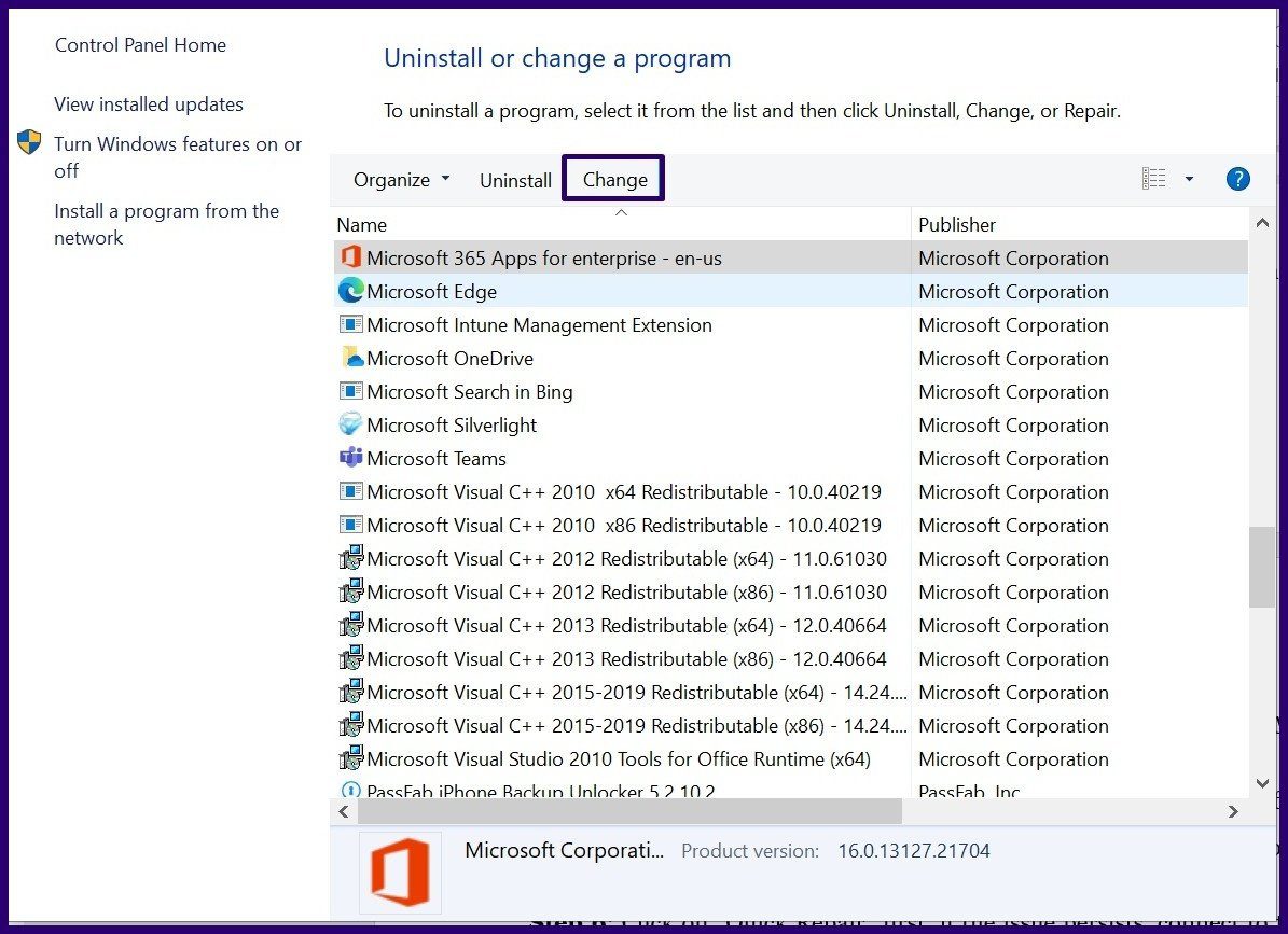 Arreglar el bloqueo de Microsoft Word en Windows 10 Paso 14