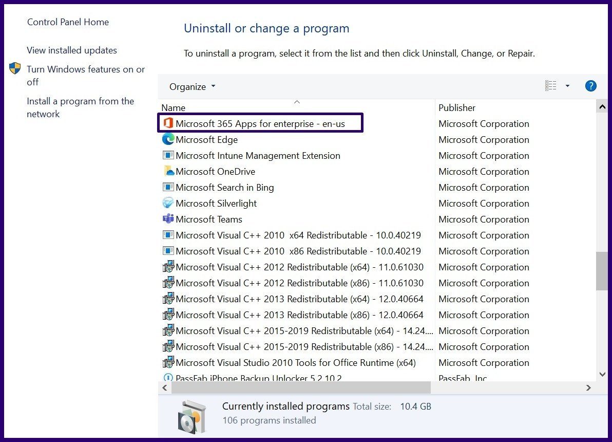 Arreglar el bloqueo de Microsoft Word en Windows 10 Paso 13