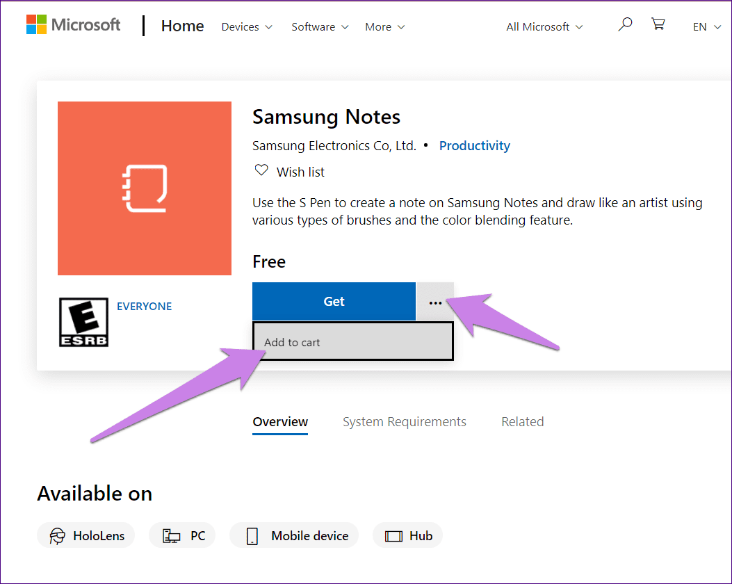 Mostrar la aplicación Samsung Notes en la PC 2