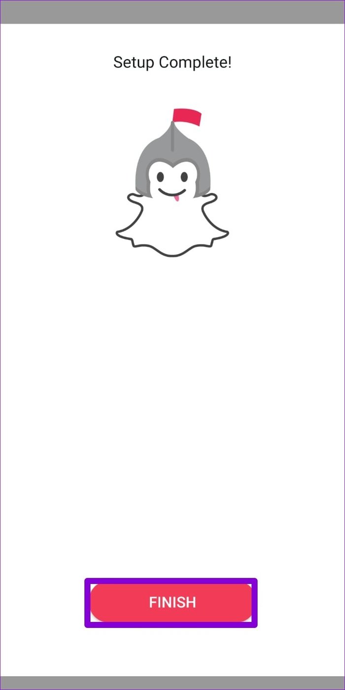 Configurar Snapchat solo para mis ojos