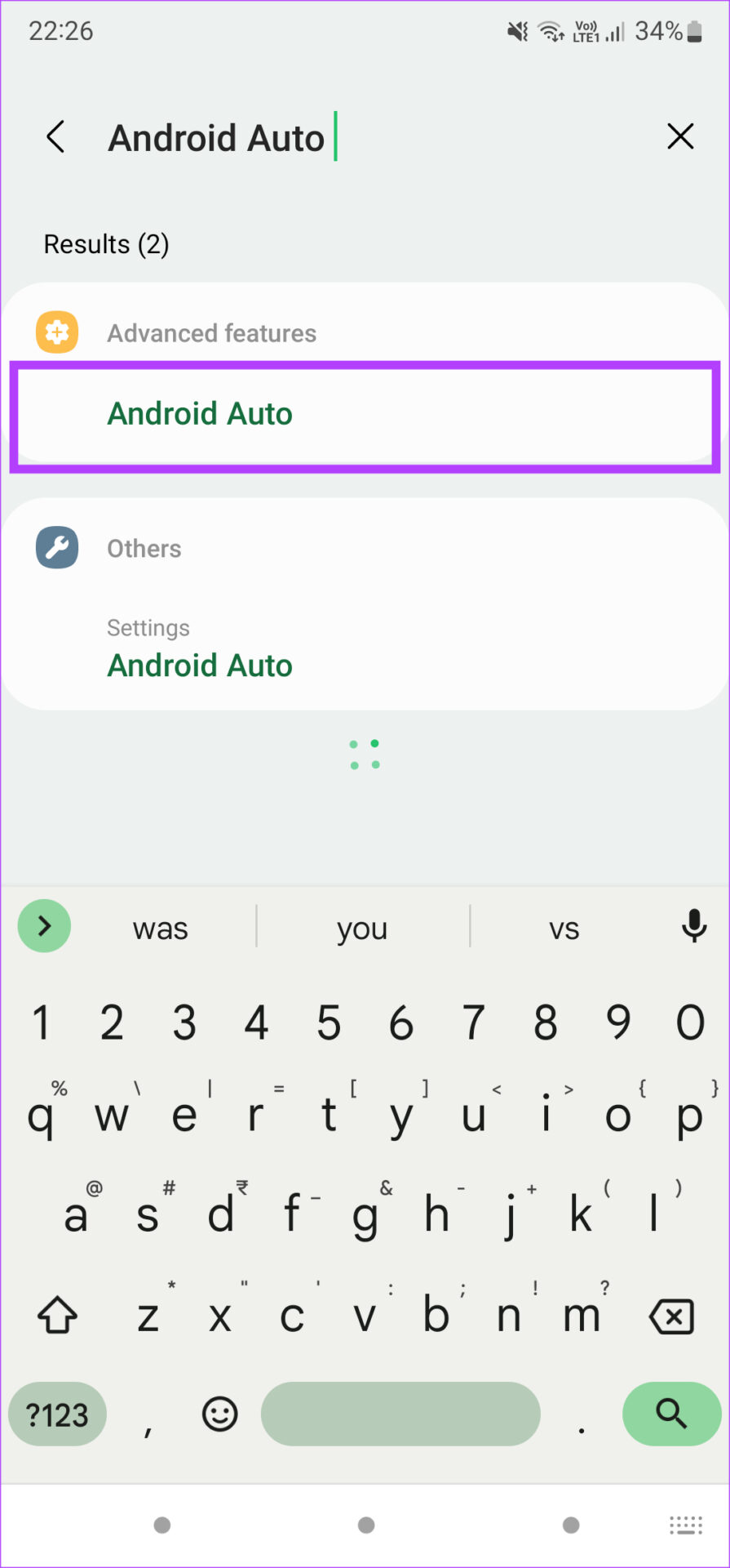 Buscar en Android Auto