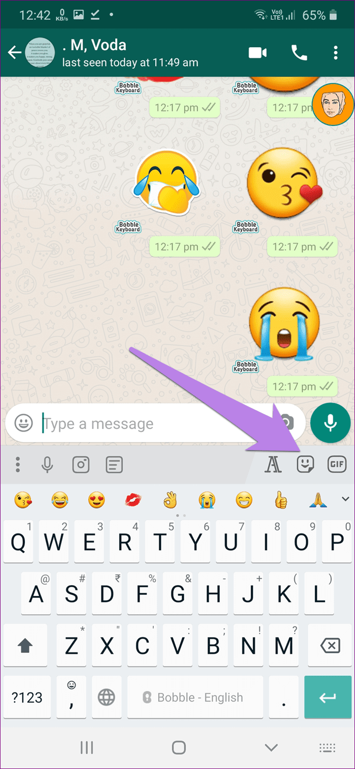 Crea emoji de ti mismo Android 17