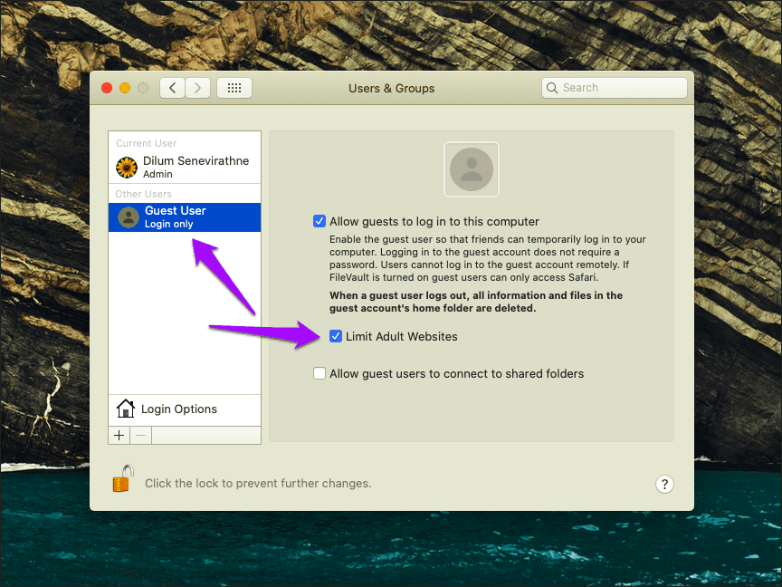 Desactivar navegación privada Safari Mac 12