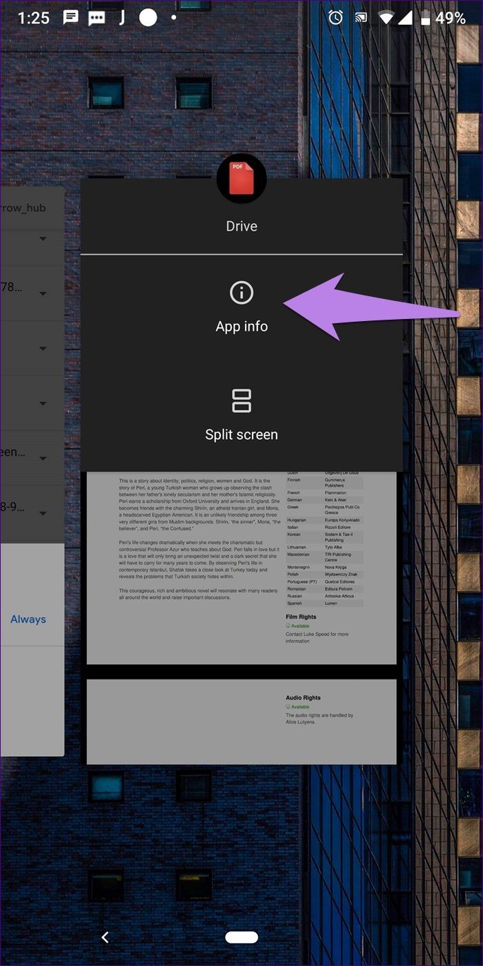 Cambiar la aplicación de lector de PDF predeterminada de Android 3