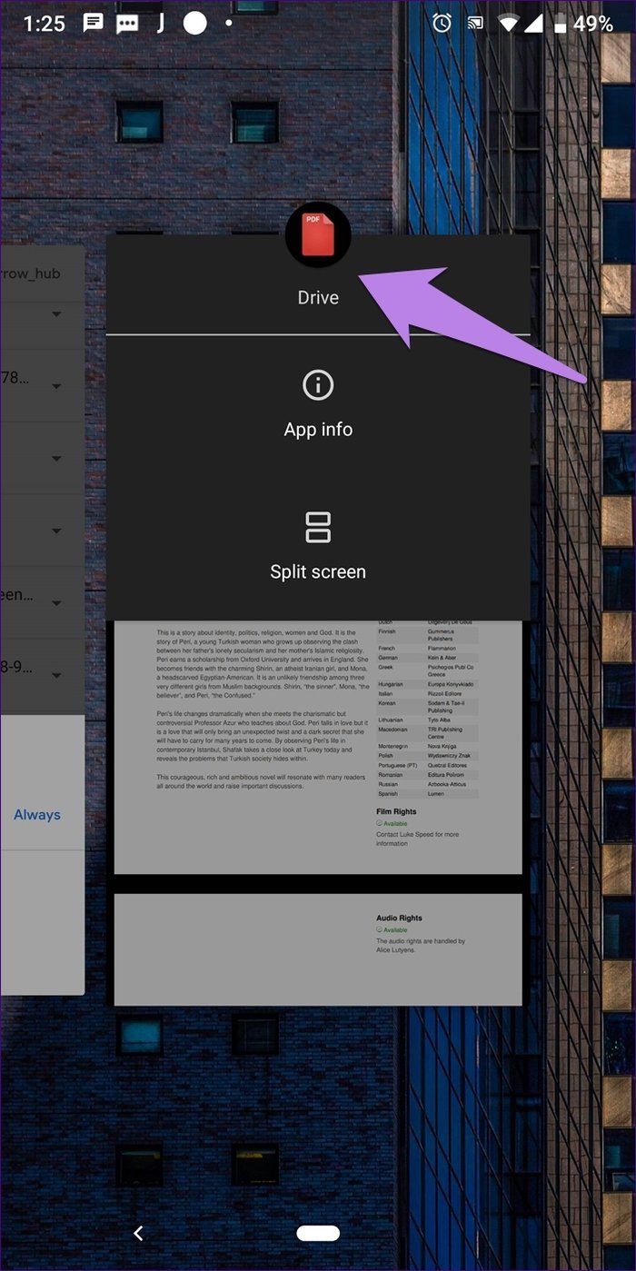 Cambiar la aplicación de lector de PDF predeterminada de Android 11