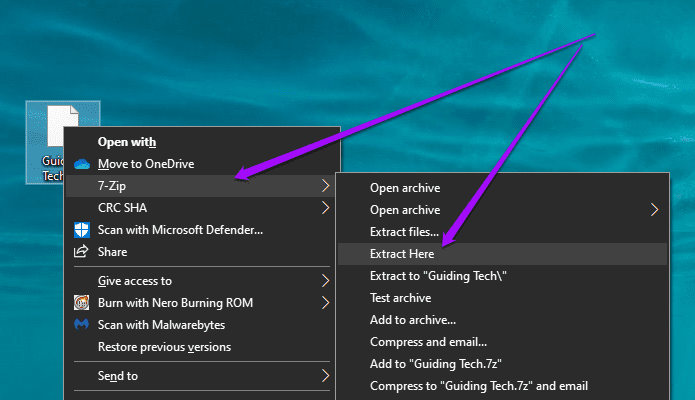 Herramientas para extraer archivos RAR en Windows 10 4