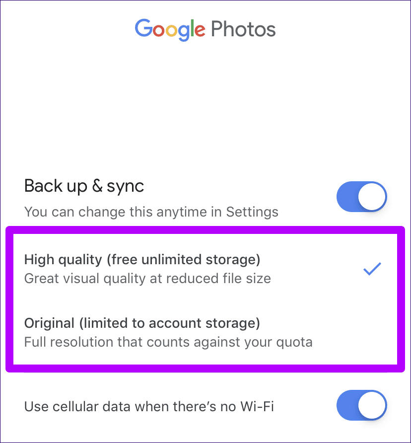 Google Photos libera espacio Android iOS Faq 7