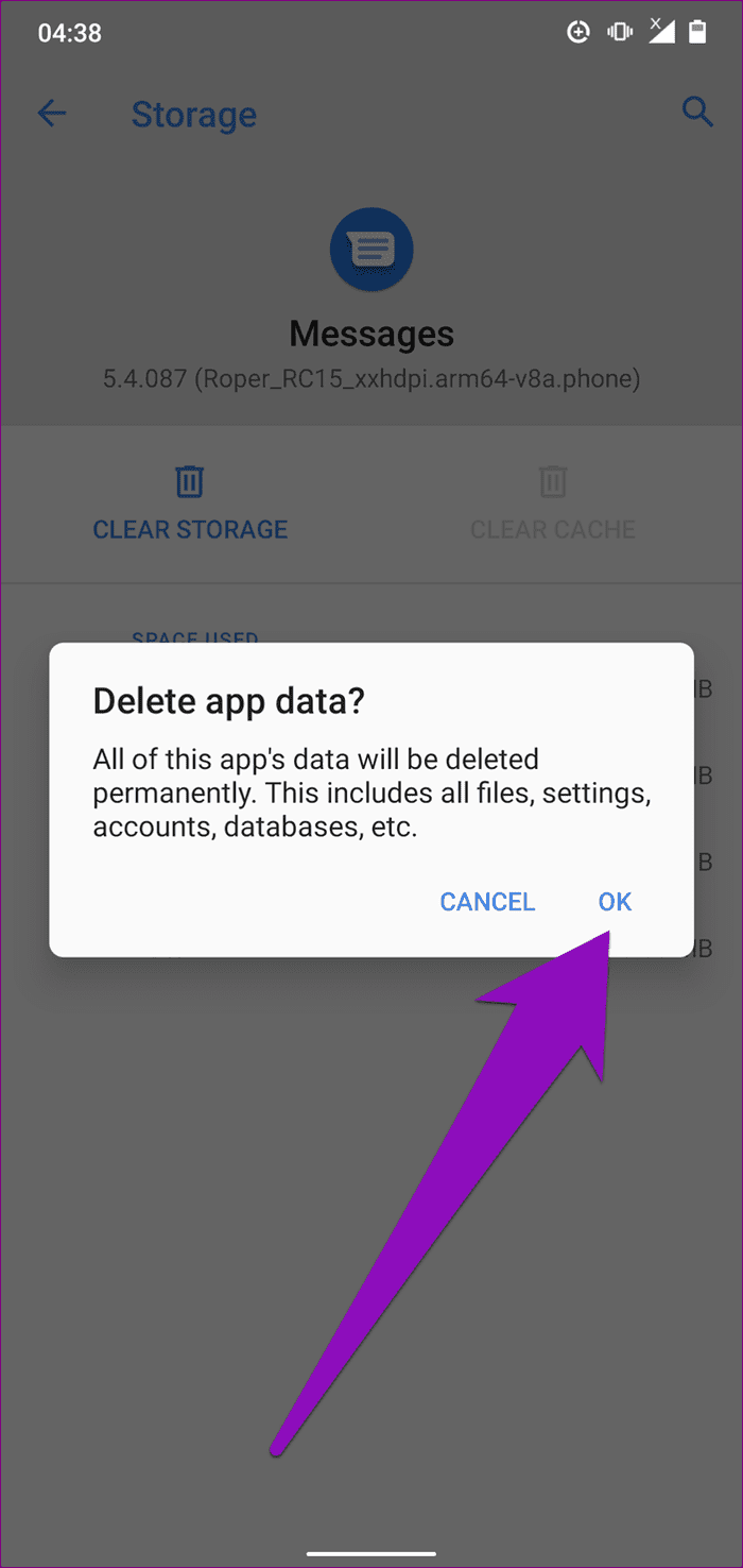 Reparar Android no enviará mensajes multimedia 11