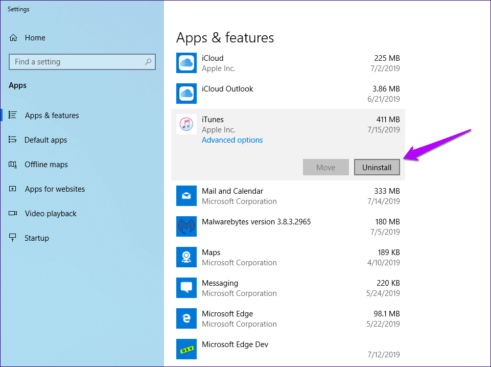 Error de iTunes 0X E80000 A al conectar un teléfono en Windows 10 15