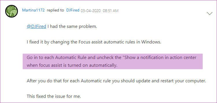 Arreglar las notificaciones de Microsoft Teams que no funcionan en Windows 10 09