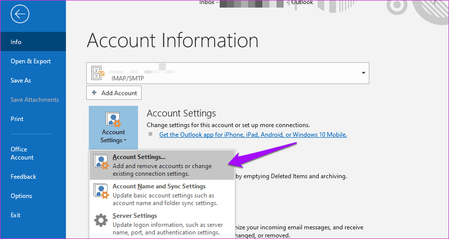 Arreglar el error No se puede expandir la carpeta en Outlook 2