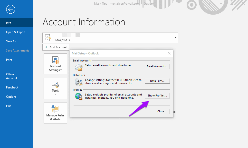 Arreglar el error No se puede expandir la carpeta en Outlook 11