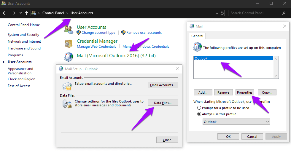 Arreglar el error No se puede expandir la carpeta en Outlook 13