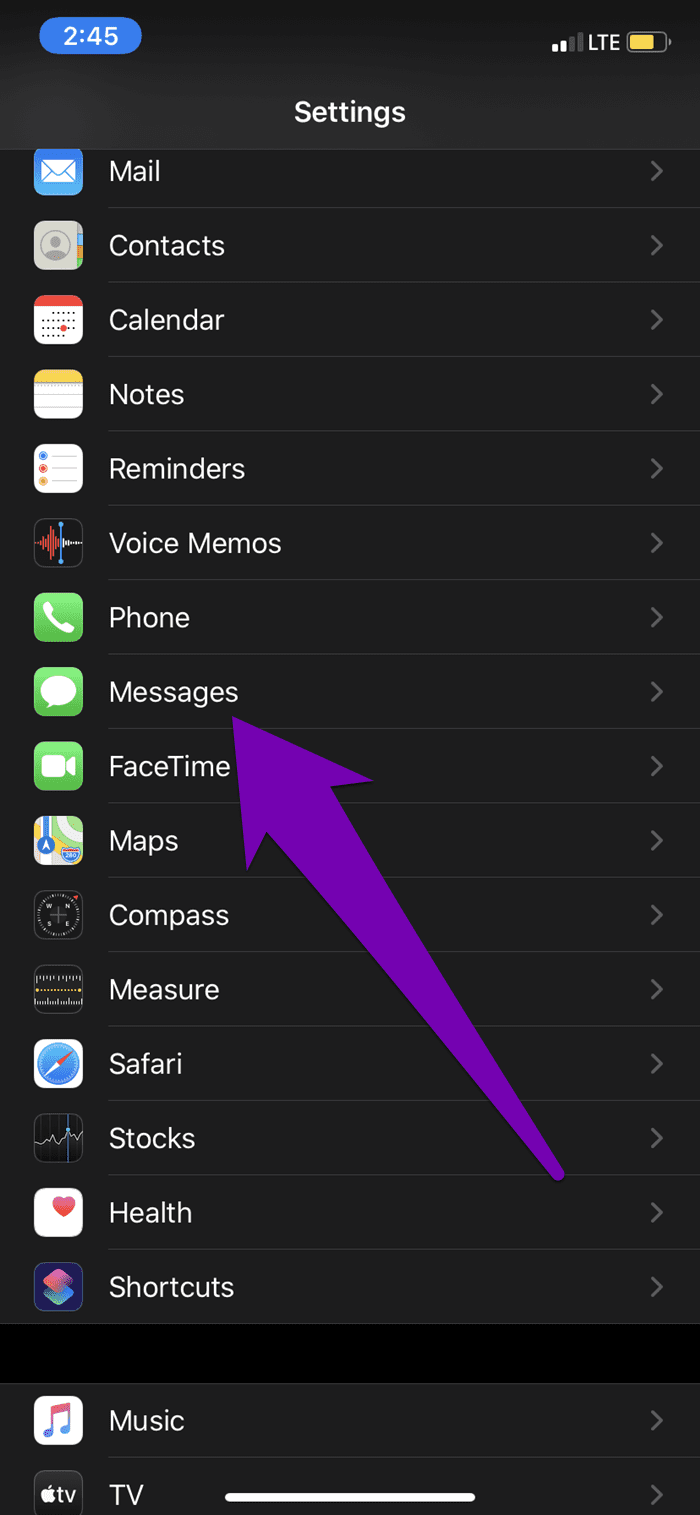 Arreglar las notificaciones de mensajes que no funcionan en el iPhone 09