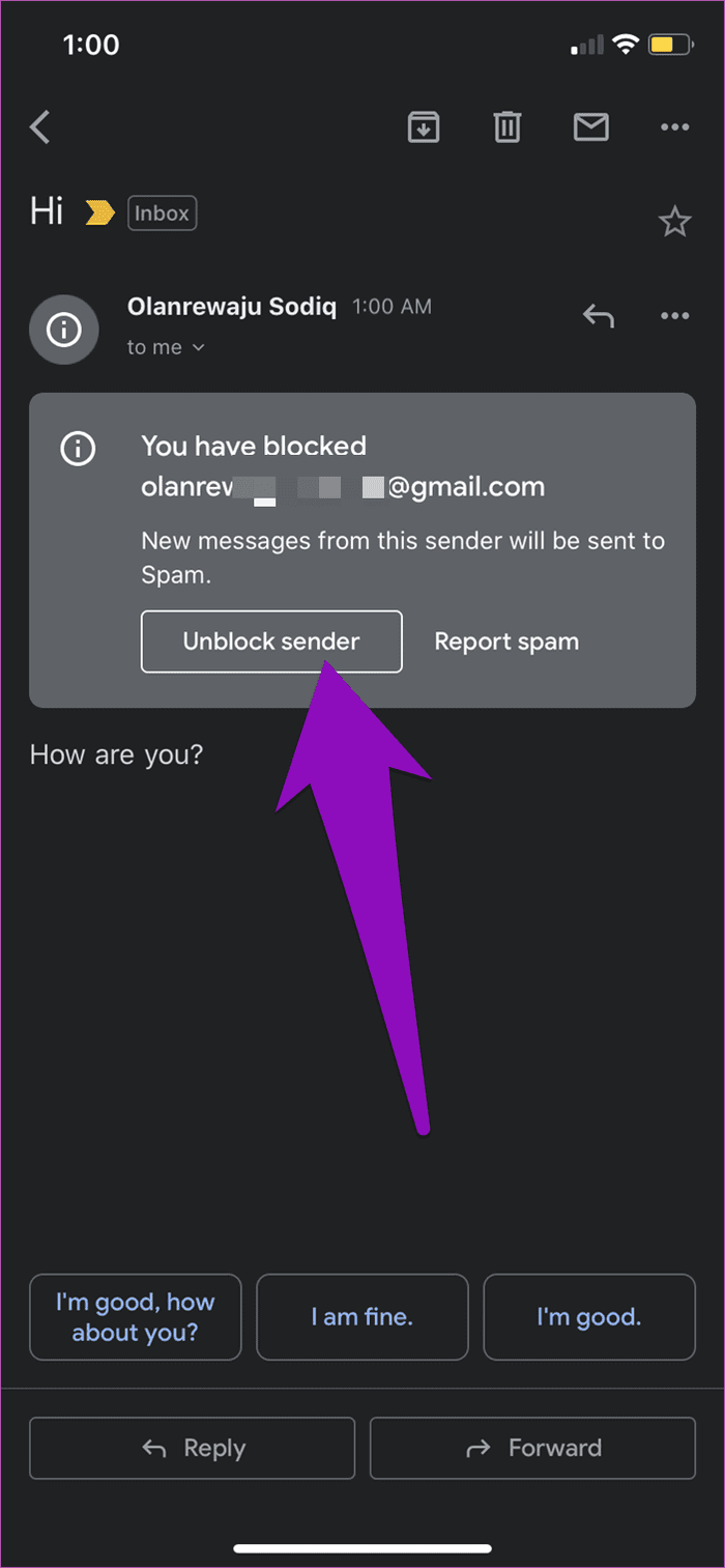Qué sucede cuando bloqueas a alguien en Gmail 10