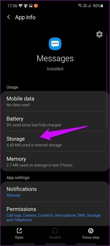 Arreglar los mensajes de Samsung que no envían el error 7