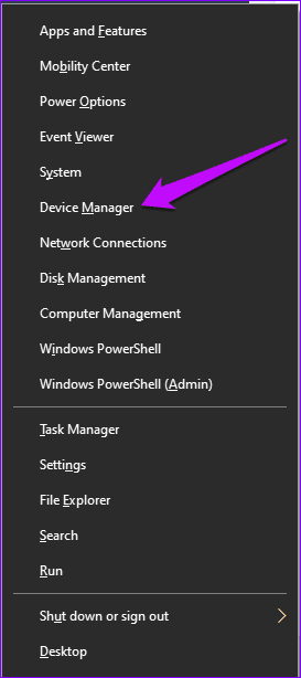 Administrador de dispositivos de Windows 10