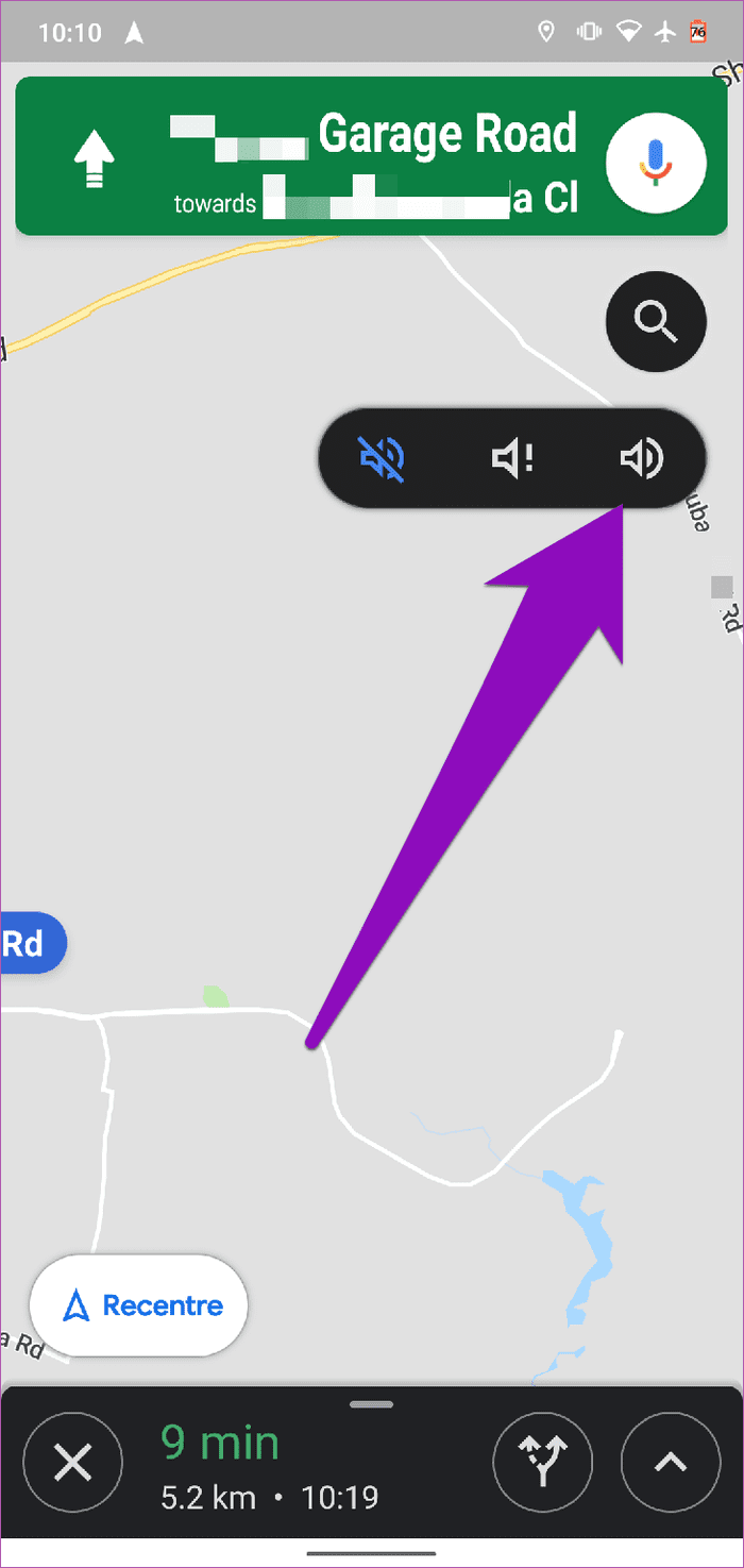 Arreglar la navegación por voz de Google Maps que no funciona en Android iPhone 05