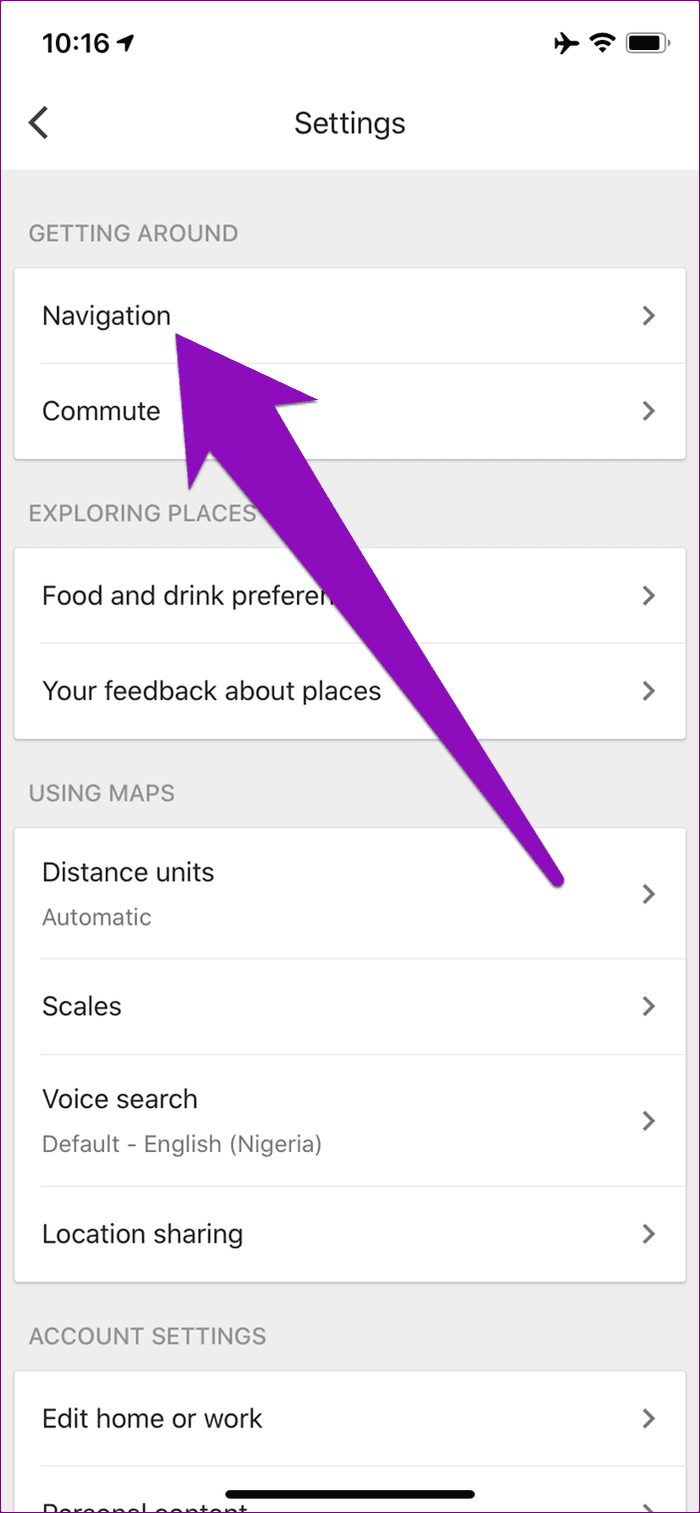 Arreglar la navegación por voz de Google Maps que no funciona en Android iPhone 27