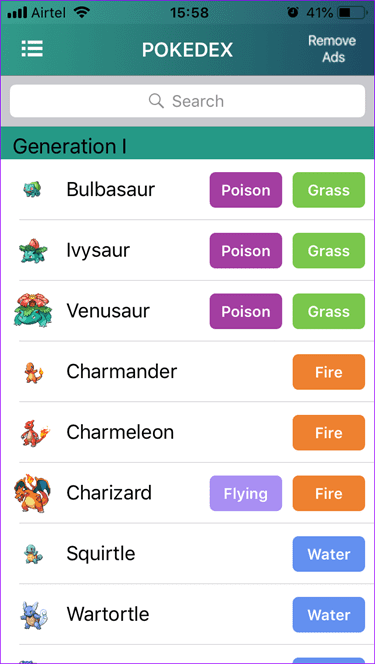 Aplicaciones de información de Pokémon para Android y I Os 6